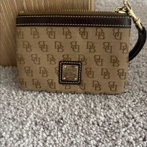 Dooney & Bourke Brown Monogram Pouch